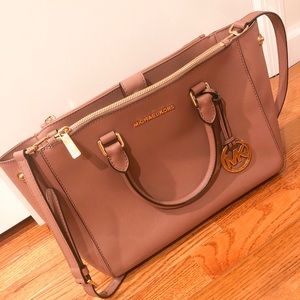 MICHAEL KORS dusty rose purse